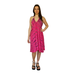 Κοντό Φόρεμα Βαμβακερό 