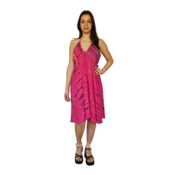 Κοντό Φόρεμα Βαμβακερό 