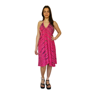 Κοντό Φόρεμα Βαμβακερό 