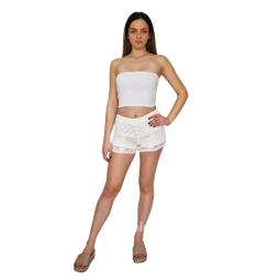 Κοντό Σορτς ρεγιόν με δαντέλα