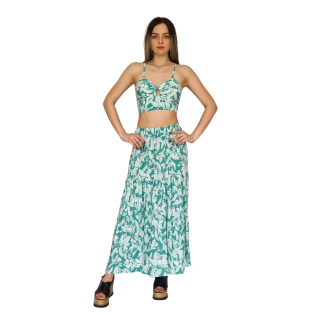 Βαμβακερό τοπ και παντελόνα - σετ