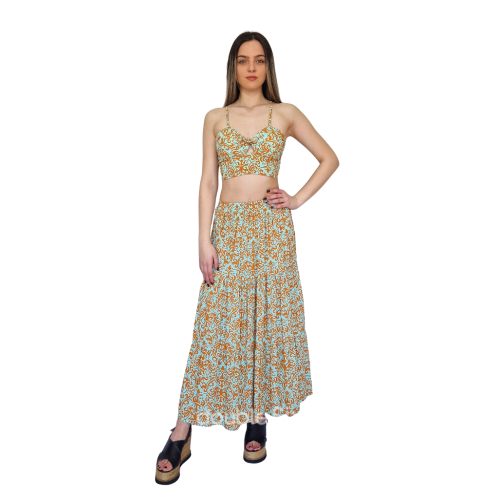 Βαμβακερό τοπ και παντελόνα - σετ Βαμβακερό τοπ και παντελόνα - σετ