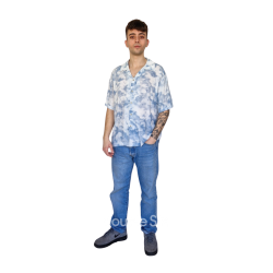 Πουκάμισο ανδρικό λινό-βαμβακερό