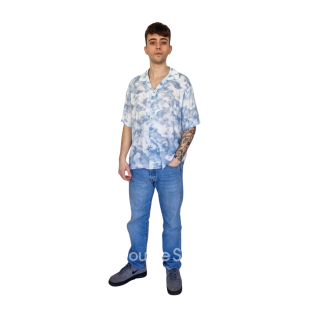 Πουκάμισο ανδρικό λινό-βαμβακερό